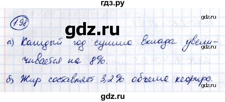 Гдз по математике за 6 класс Виленкин, Жохов, Чесноков ответ на номер № 1.98, Решебник 2021