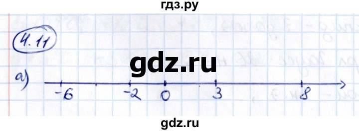 Гдз по математике за 6 класс Виленкин, Жохов, Чесноков ответ на номер № 4.11, Решебник 2021