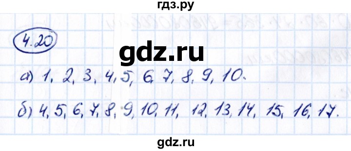 Гдз по математике за 6 класс Виленкин, Жохов, Чесноков ответ на номер № 4.20, Решебник 2021