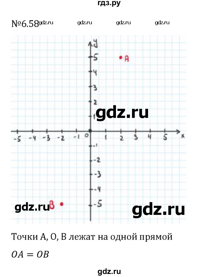 Гдз по математике за 6 класс Виленкин, Жохов, Чесноков ответ на номер № 6.58, Решебник 2026