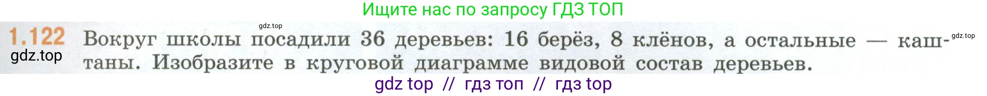 Математика, 6 класс Учебник, авторы: Виленкин Наум Яковлевич, Жохов Владимир Иванович, Чесноков Александр Семёнович, Александрова Лилия Александровна, Шварцбурд Семён Исаакович, издательство Просвещение, Москва, 2023, белого цвета, Часть 1, страница 31, номер 1.122, Условие