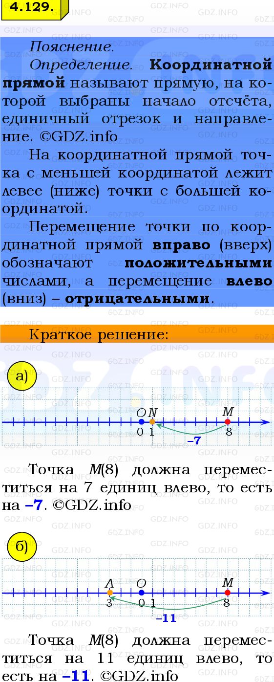 Фото решения 2: Номер №4.129, Часть 2 из ГДЗ по Математике 6 класс: Виленкин Н.Я. 2024г.