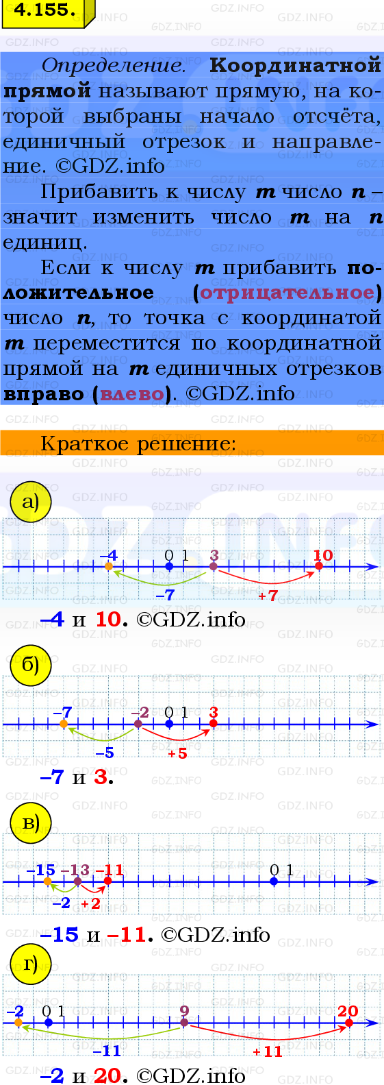 Фото решения 2: Номер №4.155, Часть 2 из ГДЗ по Математике 6 класс: Виленкин Н.Я. 2024г.