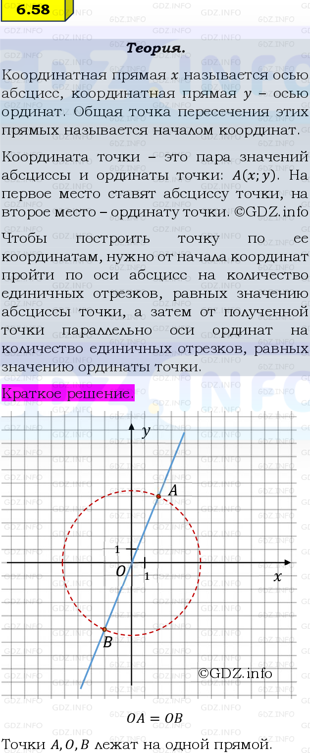 Фото решения 2: Номер №6.58, Часть 2 из ГДЗ по Математике 6 класс: Виленкин Н.Я. 2024г.