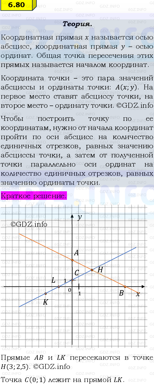 Фото решения 2: Номер №6.80, Часть 2 из ГДЗ по Математике 6 класс: Виленкин Н.Я. 2024г.