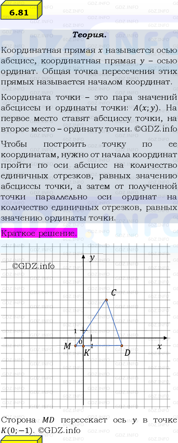 Фото решения 2: Номер №6.81, Часть 2 из ГДЗ по Математике 6 класс: Виленкин Н.Я. 2024г.