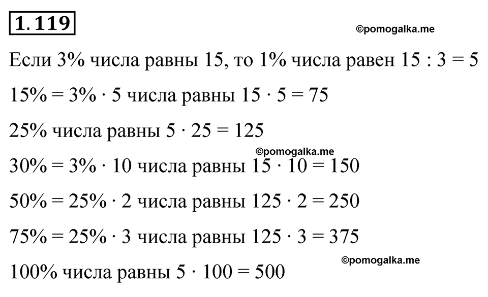 cтраница 30 задача 1.119 математика 6 класс Виленкин часть 1 просвещение ФГОС 2023
