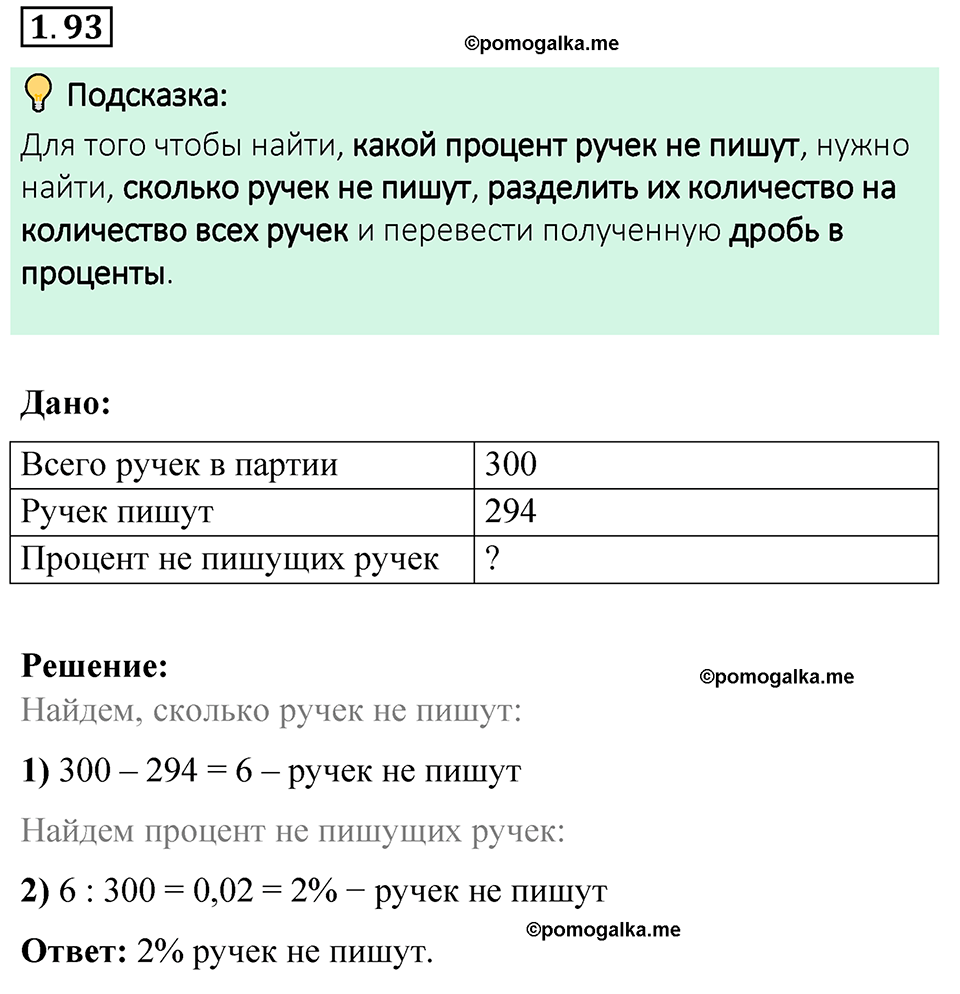 cтраница 24 задача 1.93 математика 6 класс Виленкин часть 1 просвещение ФГОС 2023