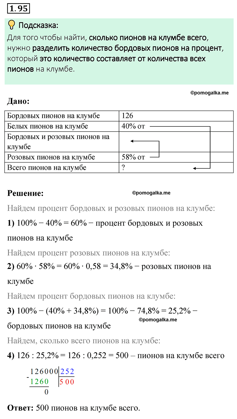 cтраница 25 задача 1.95 математика 6 класс Виленкин часть 1 просвещение ФГОС 2023