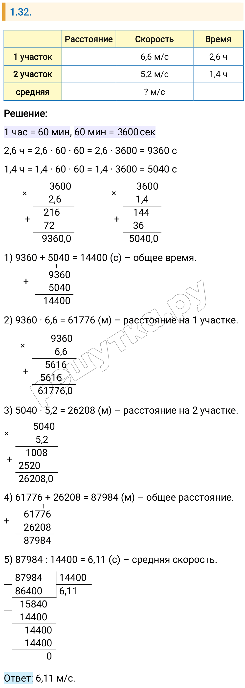 Решение задания 1.32 — РешУтка