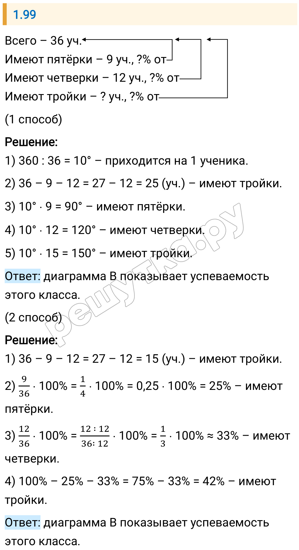 Решение задания 1.99 — РешУтка