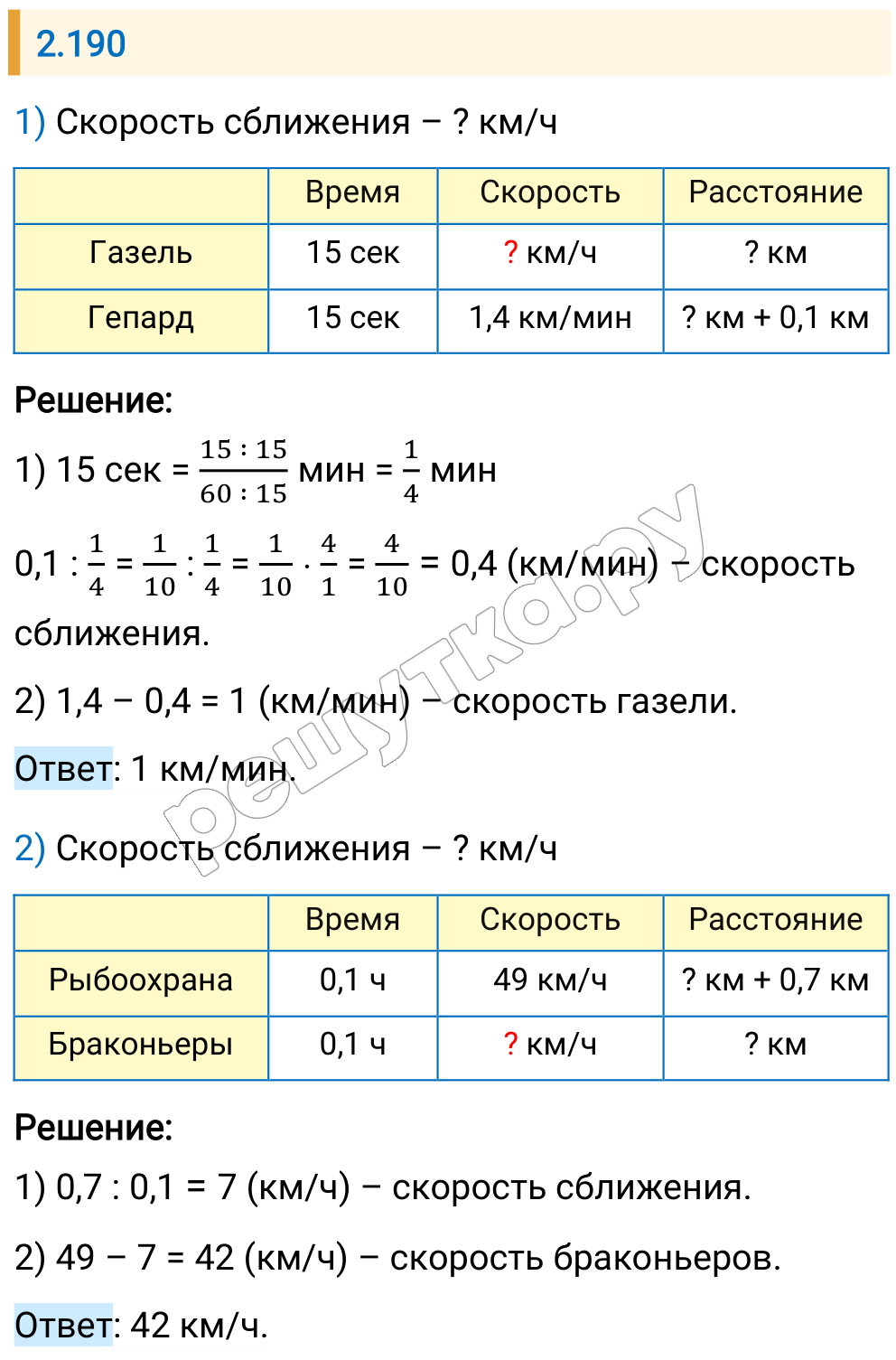 Решение задания 2.190 — РешУтка