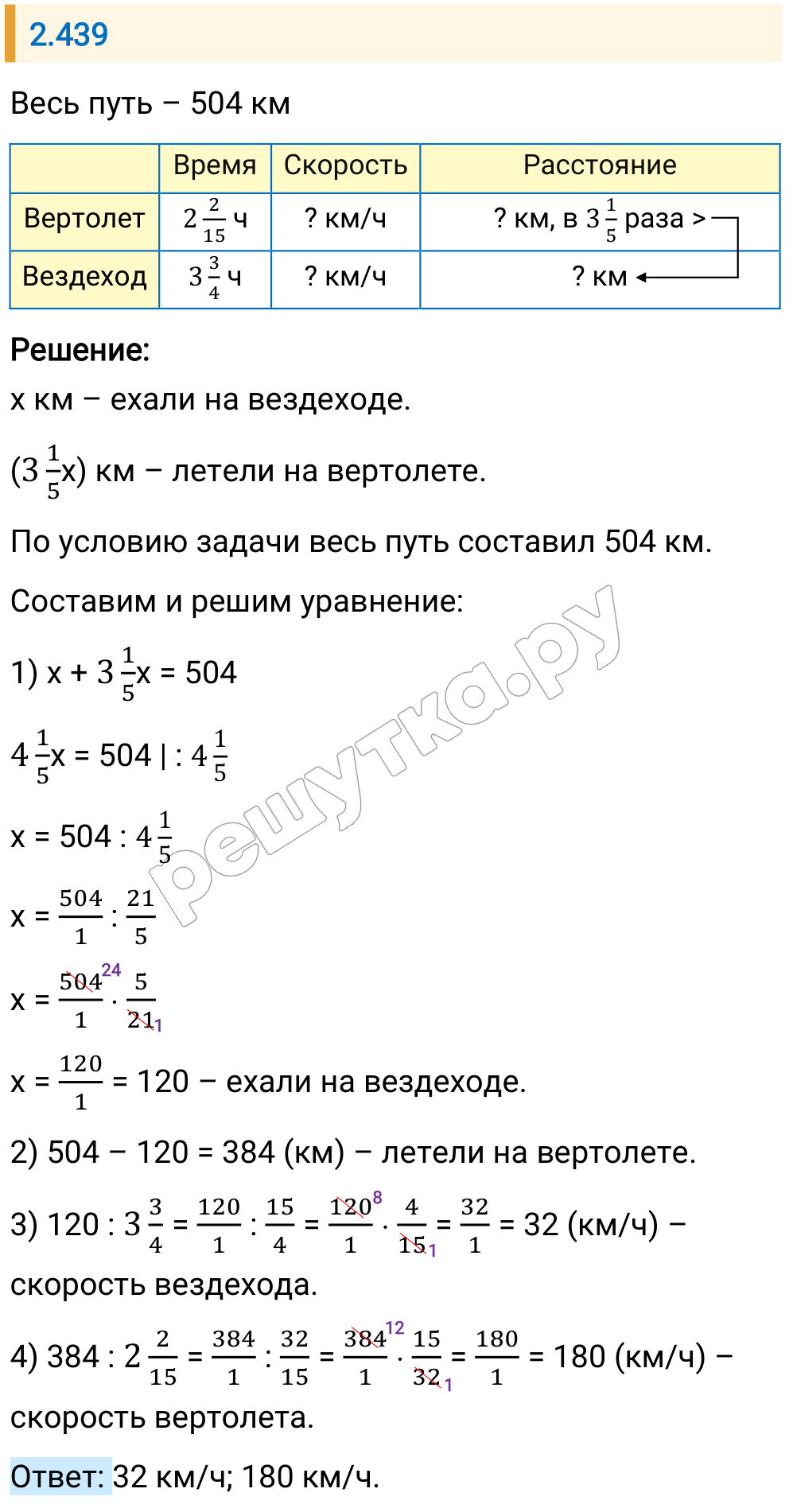 Решение задания 2.439 — РешУтка