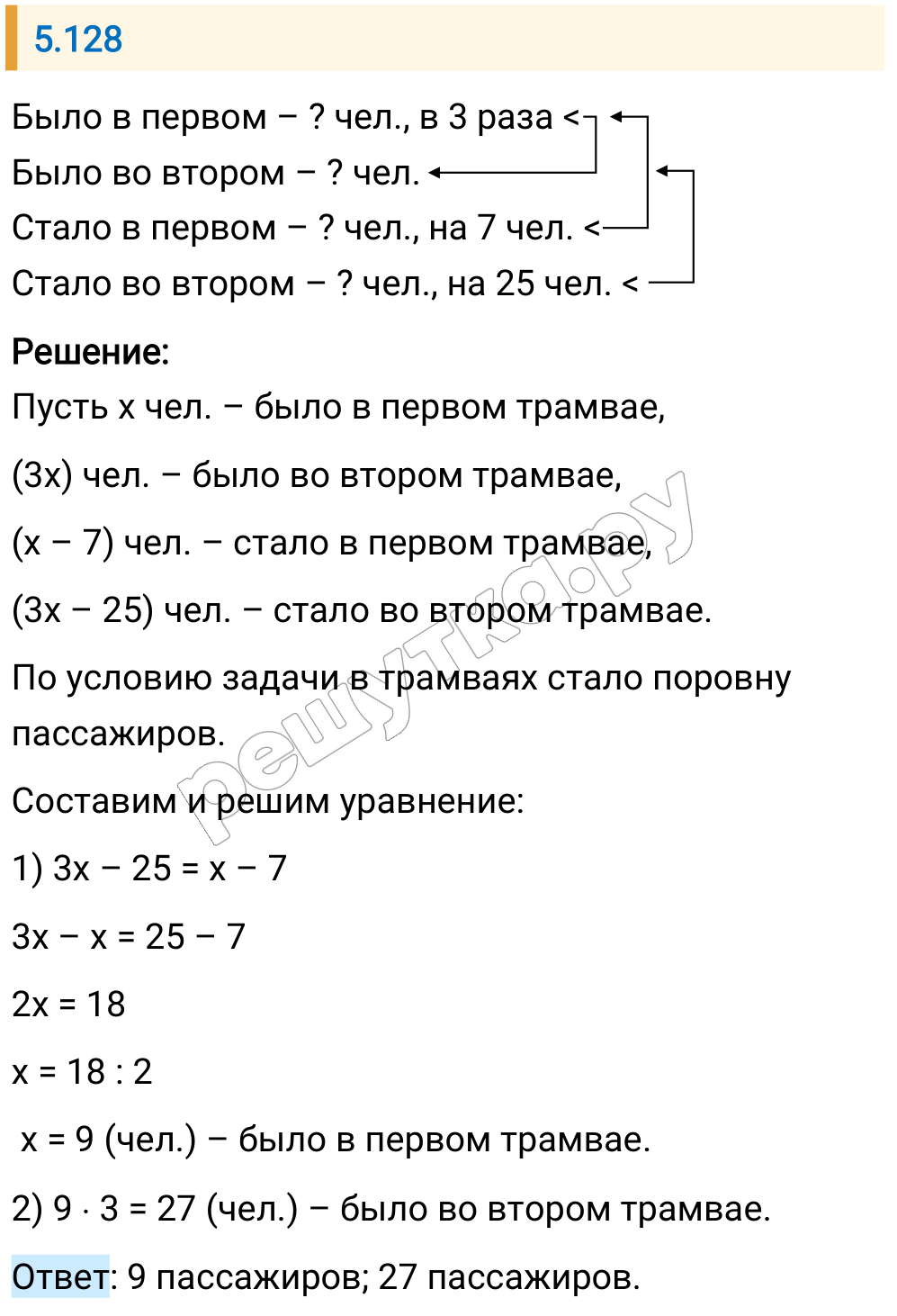 Решение задания 5.128 — РешУтка