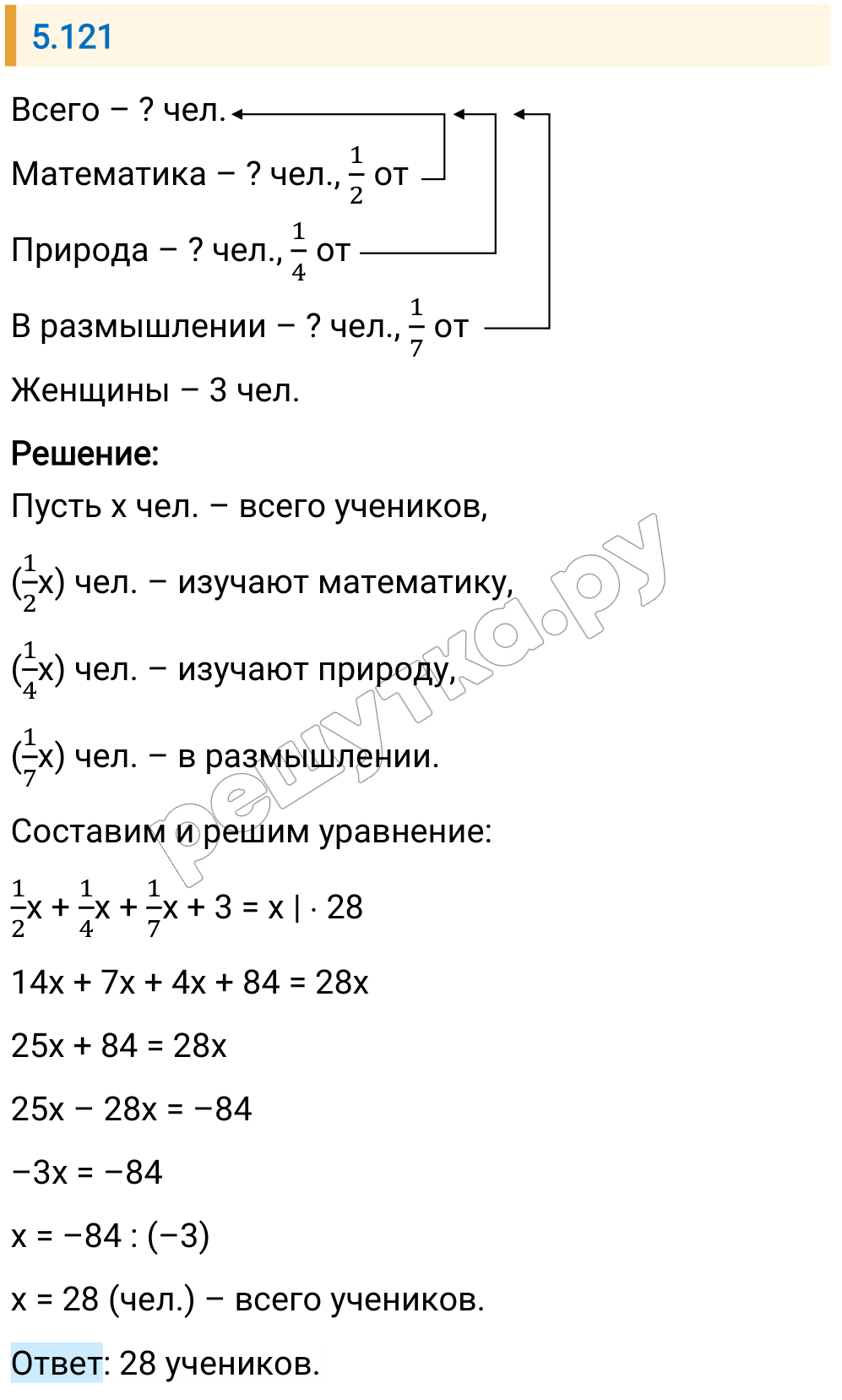 Решение задания 5.121 — РешУтка