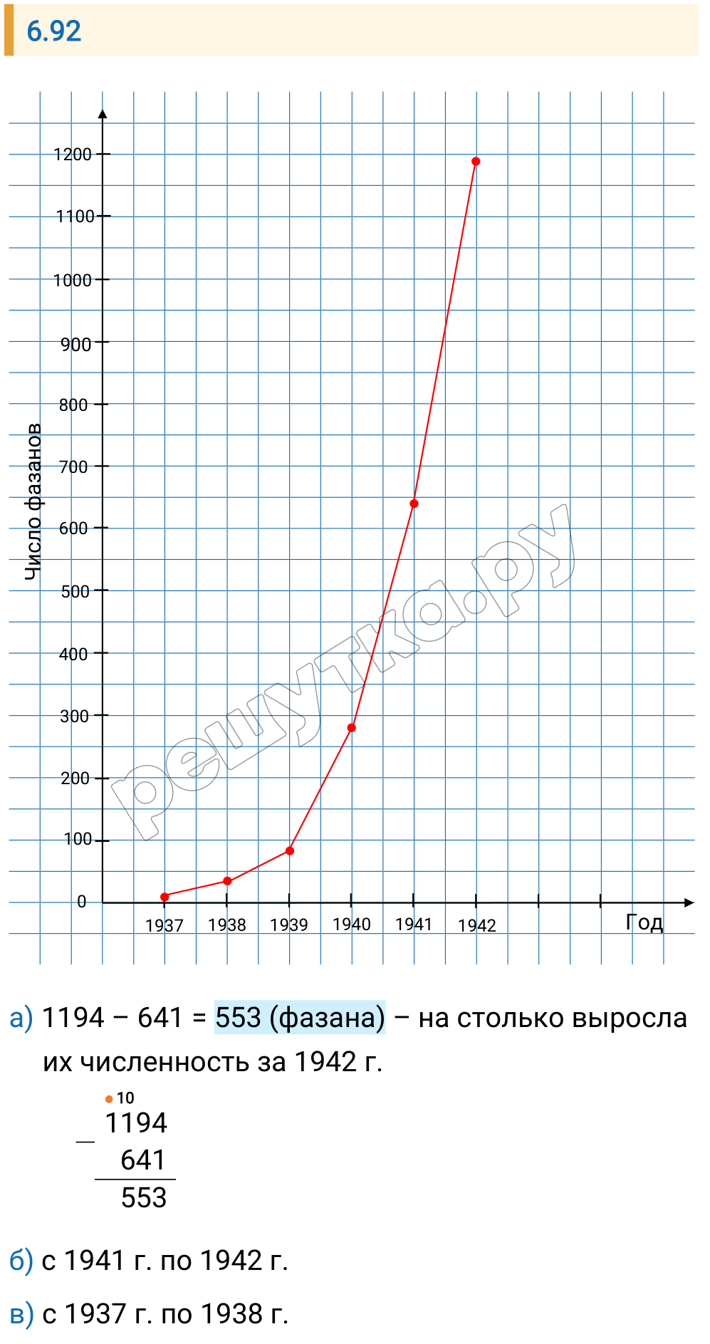 Решение задания 6.92 — РешУтка